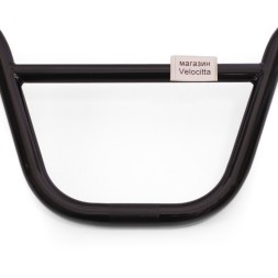 Велоруль HB-760/22CrMo-B, BMX, 760 мм, высота 8,75", трубы: 22.2x1.6T и 19x1.2T, CR-MO (хром-молибден), black