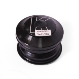 Рулевая колонка Kenli KL-B310, полуинтегрированная, безрезьбовая, 1-1/8" EC 44/30, промподшипники 41x30.15x6.5 мм x 45° - 2 шт., высота 15 мм, с якорем