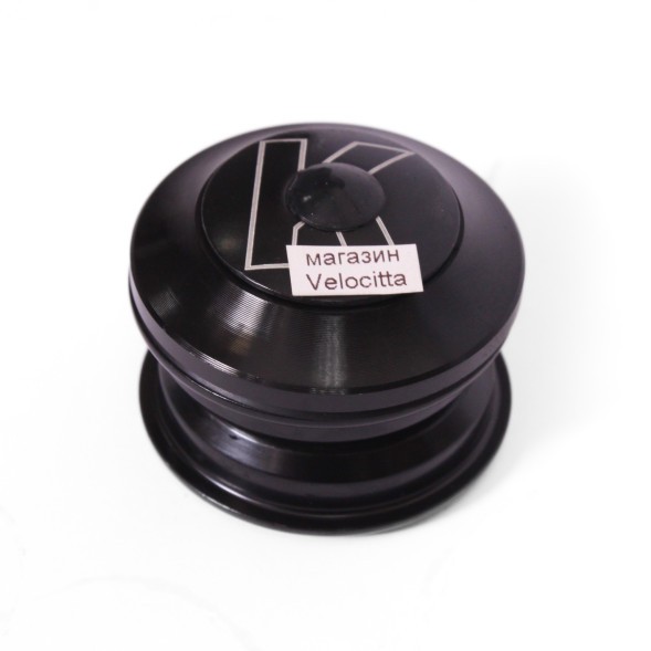 Рулевая колонка Kenli KL-B310, полуинтегрированная, безрезьбовая, 1-1/8&amp;quot; EC 44/30, промподшипники 41x30.15x6.5 мм x 45° - 2 шт., высота 15 мм, с якорем