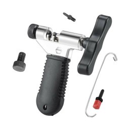 Выжимка цепи VXM Semi-PRO (TW), сменный пин, с упором, скоба-держатель цепи, торг. уп.