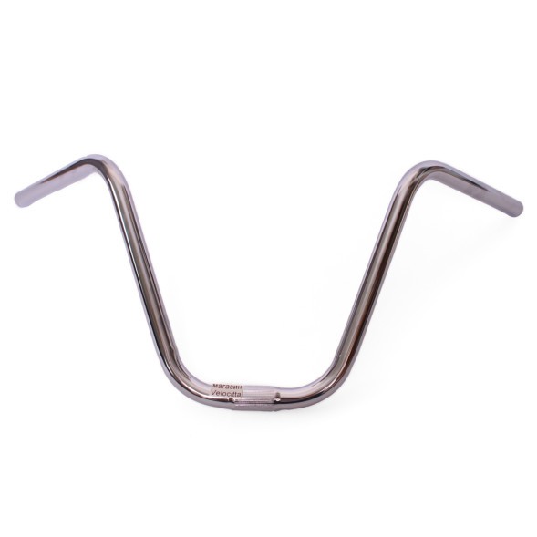 Руль JB-6859 (660/300мм), для дорожных велосипедов, стальной, посадка 25.4мм, подъём 300 мм, L-660 мм, хром