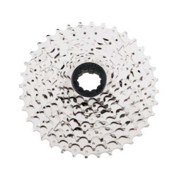 Кассета MicroShift CS-H092 (2668), 9 передач, зубья 11-32T, стальная, никелированная, без уп.