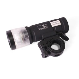 Фара велосипедная WildWolf, передняя, 1 Super LED, AAAx3, черный, инд. упаковка