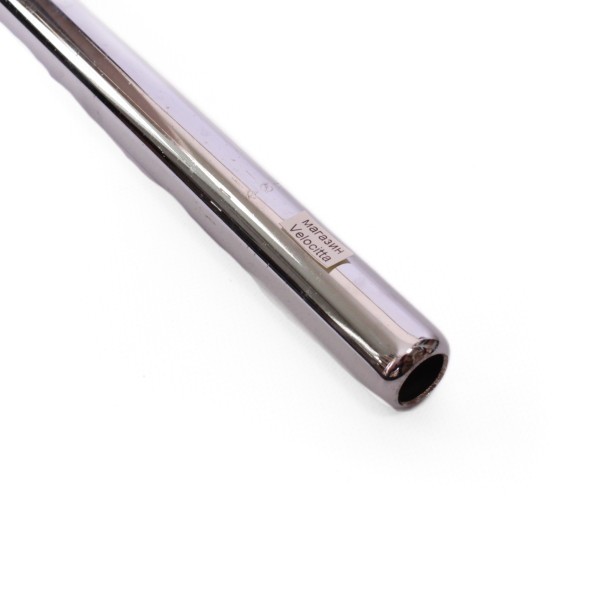 Подседельный штырь велосипедный, стальной, 28.6x300 мм, хром