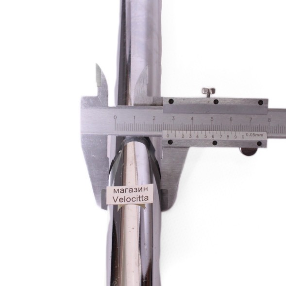 Подседельный штырь велосипедный, стальной, 28.6x300 мм, хром