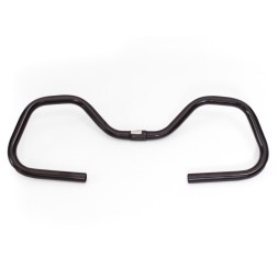 Руль велосипедный JB-6837, 580 мм, посадка 25.4 мм, алюминий, "Бабочка", COMFORT, черный