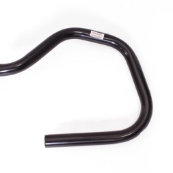 Руль велосипедный JB-6837, 580 мм, посадка 25.4 мм, алюминий, "Бабочка", COMFORT, черный