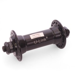 Втулка передняя GB 13F (A221F) black, ось 3/8"х100x108 мм, ALU, на эксцентрике, 36 отверстий, с промподшипником, торг. уп.