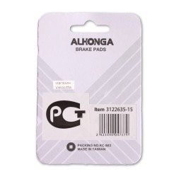 Тормозные колодки велосипедные Alhonga HJ-EN02, 60 мм, V-Brake, оранжевый, блистер