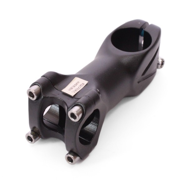 Вынос руля HS-115, алюминиевый, 4 болта, нерегулир., безрезьбовой, 28.6 мм, 25.4 мм, 80 мм, черный