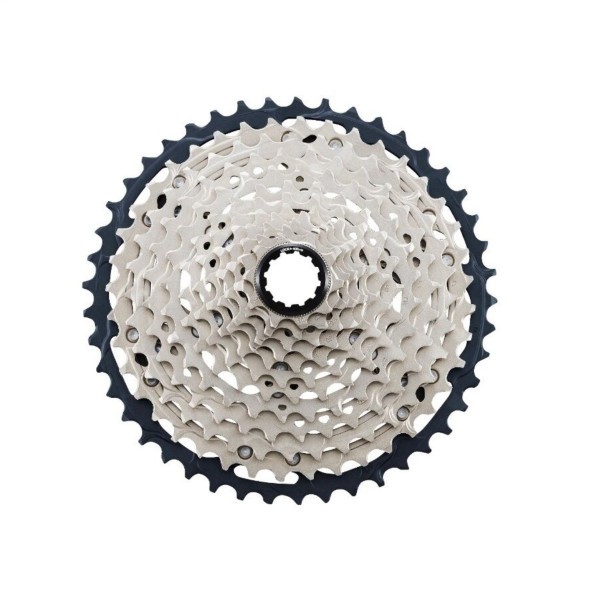 Кассета велосипедная Shimano SLX CS-M7100, 12 скоростей, 10-45T, Ni-Plat/Black, б/уп.