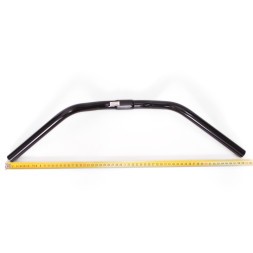 Руль велосипедный FF-D16, дорожный, 580 мм, Ø 22.2 мм, посадка Ø 25.4 мм, подъем 60 мм, металл, черный