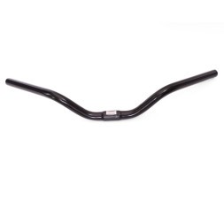 Руль велосипедный FF-D16, дорожный, 580 мм, Ø 22.2 мм, посадка Ø 25.4 мм, подъем 60 мм, металл, черный