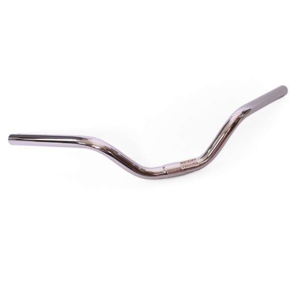 Руль для дорожных велосипедов JB-6815, стальной, посадка 25.4 мм, подъём 80 мм, L-580 мм, хром