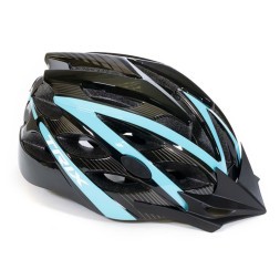 Шлем велосипедный Trix HL-TX-20-L-BLBK, кросс-кантри, с регулировкой обхвата, размер: L (59-60 см), In Mold, сине-черный