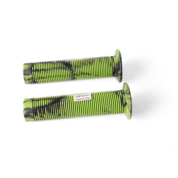 Грипсы велосипедные BMX, трюковых самокатов, 135 мм, защита от проскальзывания, зеленые
