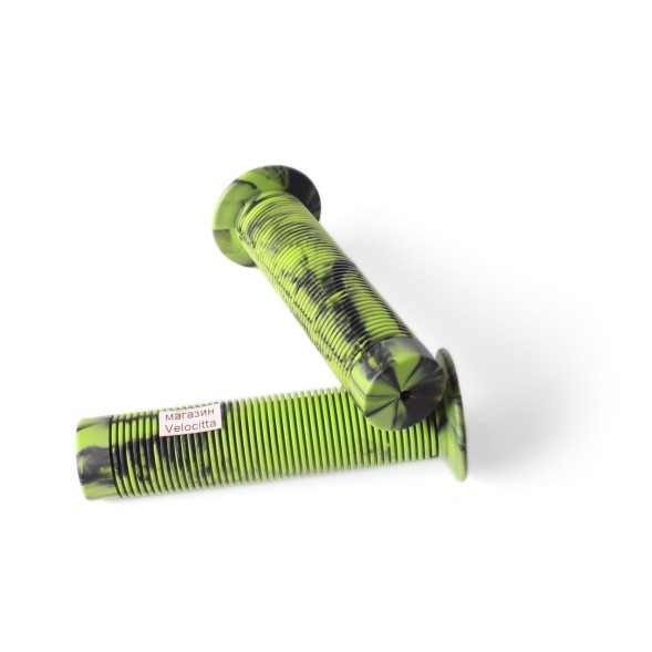 Грипсы велосипедные BMX, трюковых самокатов, 135 мм, защита от проскальзывания, зеленые