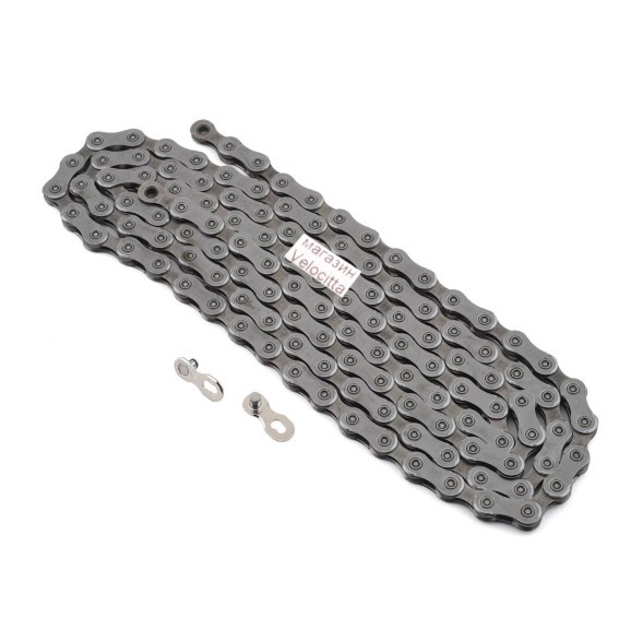 Цепь для велосипеда Shimano XT M8100, 11/12 скоростей, 126 звеньев, с замком
