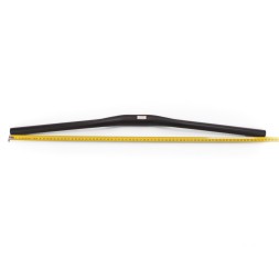 Руль велосипедный HB-002-AL, MTB, дл. 720 мм, Ø 22,2 мм, посадка Ø 31,8 мм, свип 5°, подъем 20 мм, алюминий, черный