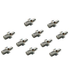 Натяжитель троса тормоза VXM, M10х16, алюминиевый, под резьбу, серебристый, уп. 10 шт.