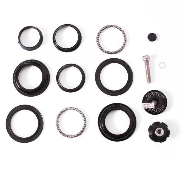 Рулевой набор Neco H115, полуинтегрированная, безрезьбовая, 1 1/8&amp;quot;x44/50x30 мм, подшипники 5/32&amp;quot;х22, с якорем, инд.упак.