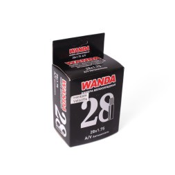 Камера велосипедная Wanda 28" x1.75, A/V 33 мм, черный