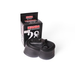 Камера велосипедная Wanda 28" x1.75, A/V 33 мм, черный