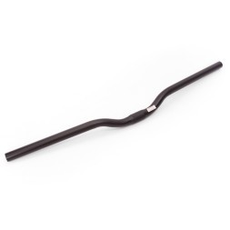 Велоруль HB-002-ST, MTB, 680 мм, Ø 22,2 мм, посадка Ø 25,4 мм, свип 15°, подъем 35 мм, металл, черный