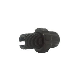 Натяжитель троса тормоза VXM, M10х16, под резьбу, алюминий, черный, уп. 10 шт.