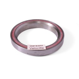 Рулевая колонка Neco H373, 1-1/8"-1.5", интегрированная, адаптер конусный стакан - прямой шток (конус нижний) 30 мм, 2 промподшипника, компрессионное кольцо AL, верхняя крышка h=15 мм с пыльником, 2 проставочных кольца, с якорем