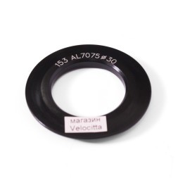 Рулевая колонка Neco H373, 1-1/8"-1.5", интегрированная, адаптер конусный стакан - прямой шток (конус нижний) 30 мм, 2 промподшипника, компрессионное кольцо AL, верхняя крышка h=15 мм с пыльником, 2 проставочных кольца, с якорем