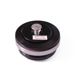 Рулевая колонка Neco H373, 1-1/8"-1.5", интегрированная, адаптер конусный стакан - прямой шток (конус нижний) 30 мм, 2 промподшипника, компрессионное кольцо AL, верхняя крышка h=15 мм с пыльником, 2 проставочных кольца, с якорем