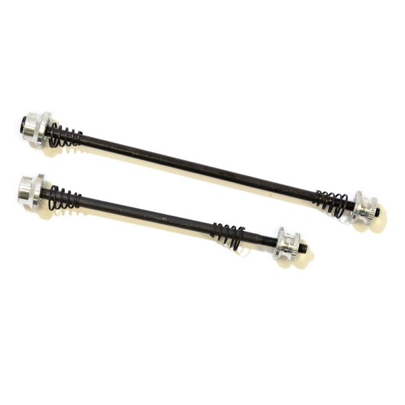 Эксцентрики Kenli KL-806A, переднего/заднего колеса: М5x120 мм/ М5x150 мм, под шестигранник, Black