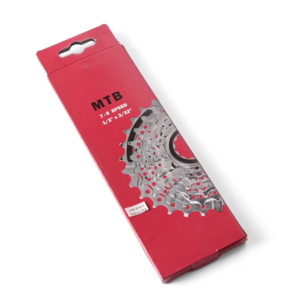 Цепь велосипедная Velo 1/2&amp;quot;x3/32&amp;quot;, для 7-8 скоростей, 116 звеньев, с замком