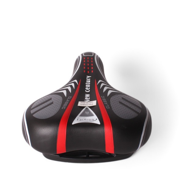 Седло велосипедное Saddle HF-AZ &amp;quot;Classic&amp;quot;, 185x255 мм, пружины закрытого типа, с замком, черно-серый