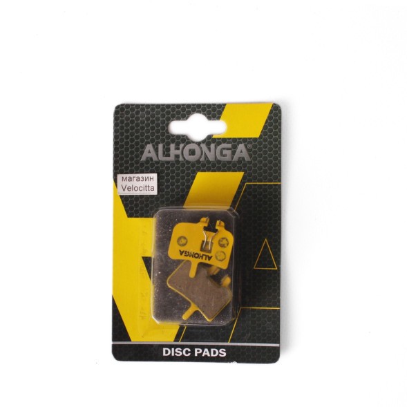 Колодки тормозные  Alhonga HJ-DS01, механический, гидравлический суппорт, с пружинной, блистер