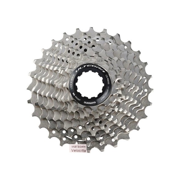 Кассета велосипедная Shimano Ultegra CS-R8000, 11 передач, 12-25T, серебро