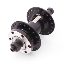 Втулка задняя A208RQ black, ось 3/8"х135x145 мм, под диск 6 болтов, под трещотку, на эксцентрике, 36 отверстий, алюминиевая, box