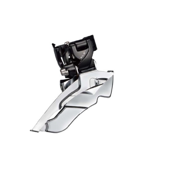 Переключатель передний MicroShift FD-M612-B, 2x10 скор., универсальная тяга, 38-44T, верхний хомут 34.9мм с адаптерами 31.8мм, угол наклона 66-69°, б/уп.