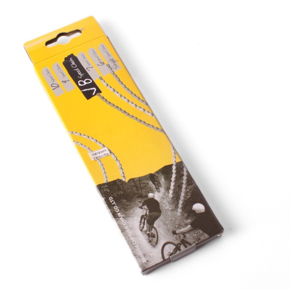 Цепь для велосипеда Velo 1/2&amp;quot;x3/32&amp;quot;, 8 ск., 116 звеньев, с замком