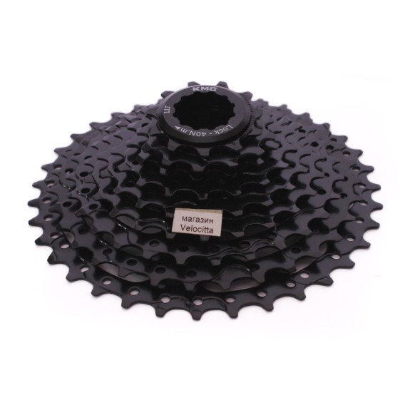 Кассета велосипедная KMC, 9 скоростей, 11-36 зубьев, черный, торг. упаковка