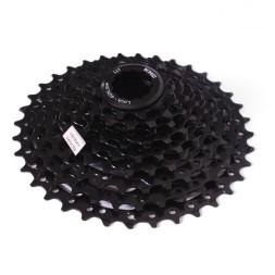 Кассета велосипедная KMC, 9 скоростей, 11-36 зубьев, черный, торг. упаковка