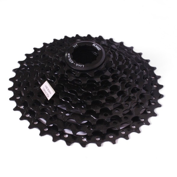 Кассета велосипедная KMC, 9 скоростей, 11-36 зубьев, черный, торг. упаковка