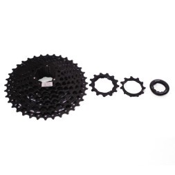 Кассета велосипедная KMC, 9 скоростей, 11-36 зубьев, черный, торг. упаковка