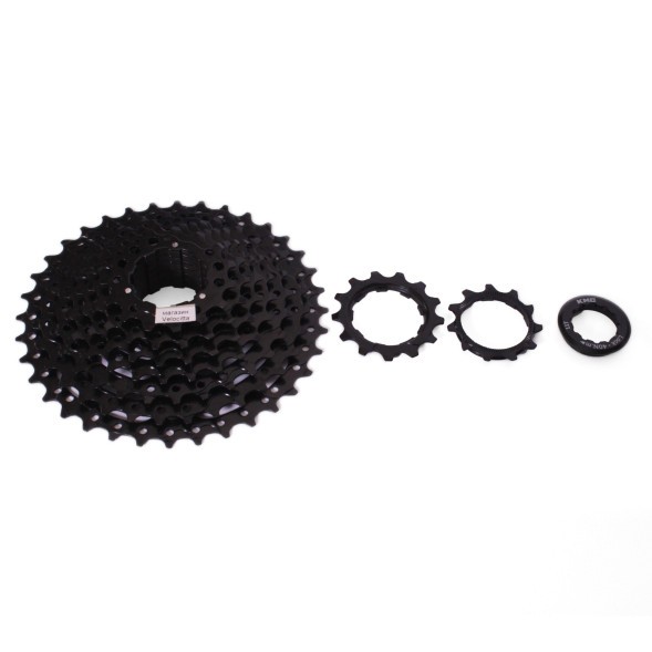 Кассета велосипедная KMC, 9 скоростей, 11-36 зубьев, черный, торг. упаковка