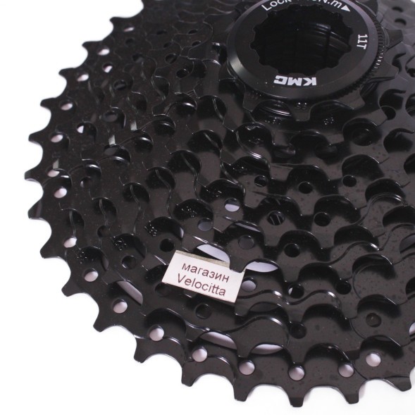 Кассета велосипедная KMC, 9 скоростей, 11-36 зубьев, черный, торг. упаковка