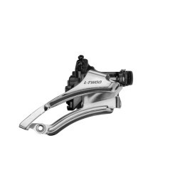 Переключатель передний L-TWOO FD-V5008, A-3, хомут 31.8-34.9 мм, угол 66-69°, универсал. тяга, рамка верхняя