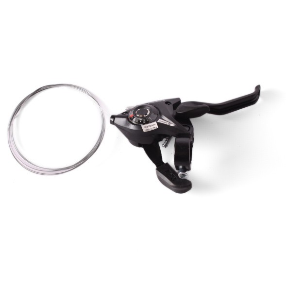 Шифтер/тормозная ручка Suangin, правая, 8 скоростей, трос, для Shimano ST-EF51, черный