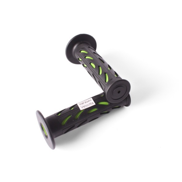 Ручки велосипедные на руль BMX и трюковых самокатов, 125 мм, антискользящие, зеленый