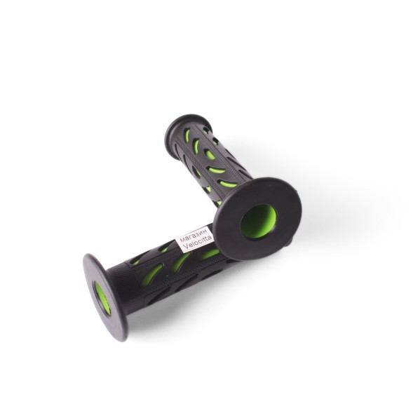 Ручки велосипедные на руль BMX и трюковых самокатов, 125 мм, антискользящие, зеленый